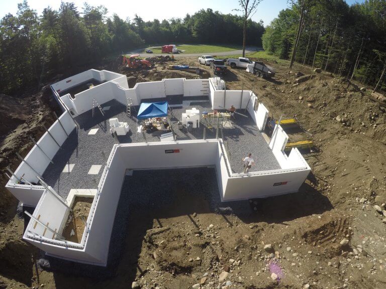 Drone Photo Of Logix Construction Site