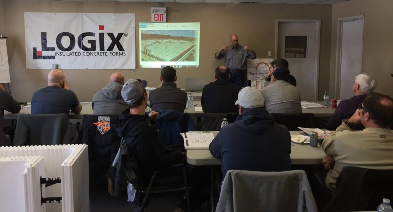 An in-person Logix ICF training session