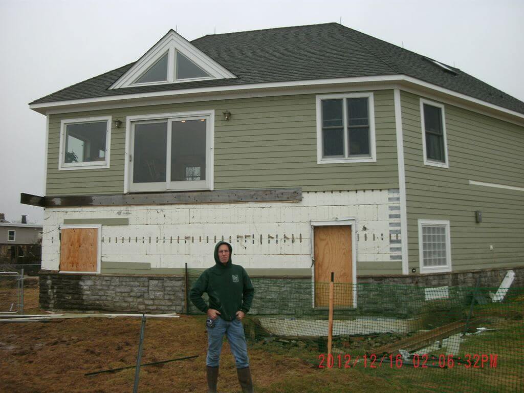 The LOGIX home that protected John and his family from hurricane Sandy